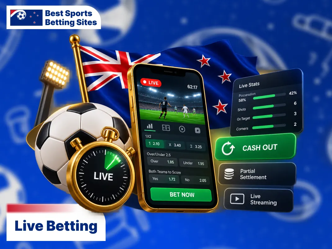 Live betting allows players to choose markets and odds while a sporting event is underway.